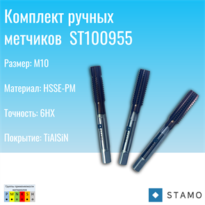 {{photo.Alt || photo.Description || 'Комплект ручных метчиков STAMO M10 ST100955'}}